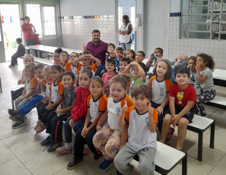 Programa Saúde na Escola promove palestra para alunos da EMEB Prof. Haydeé Padula