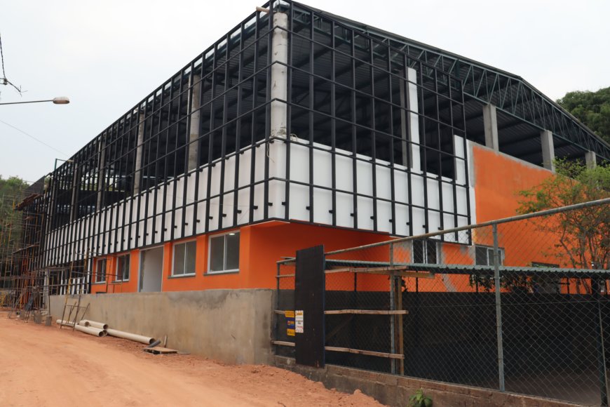 Obras da creche escola no centro seguem em andamento