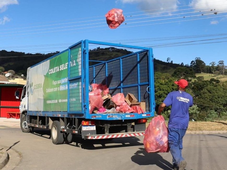 Coleta seletiva nos bairros já recolheu mais de 68 toneladas de materiais em Serra Negra